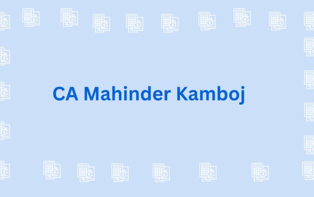 _CA Mahinder Kamboj - chartered accountant in gurgaon