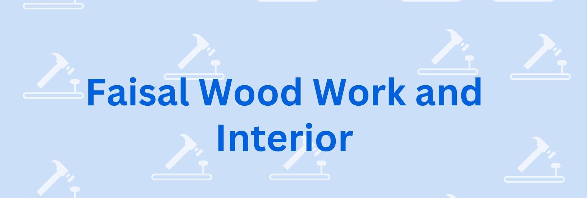 Faisal Wood Work and Interior - Wooden Carpenter in Gurgaon