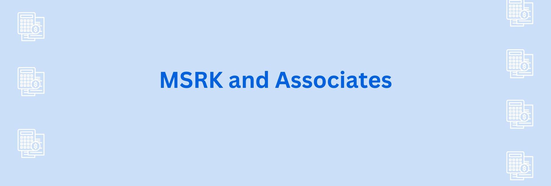 MSRK and Associates - chartered accountant in gurgaon