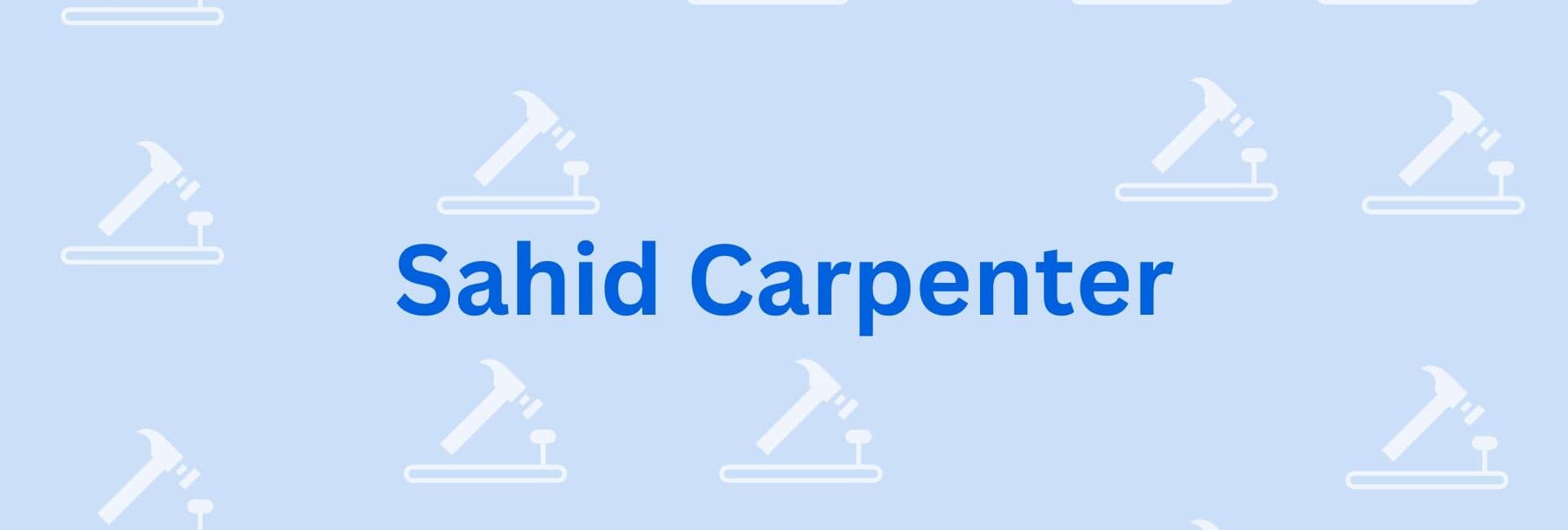 Sahid Carpenter - Woodwork in Gurgaon