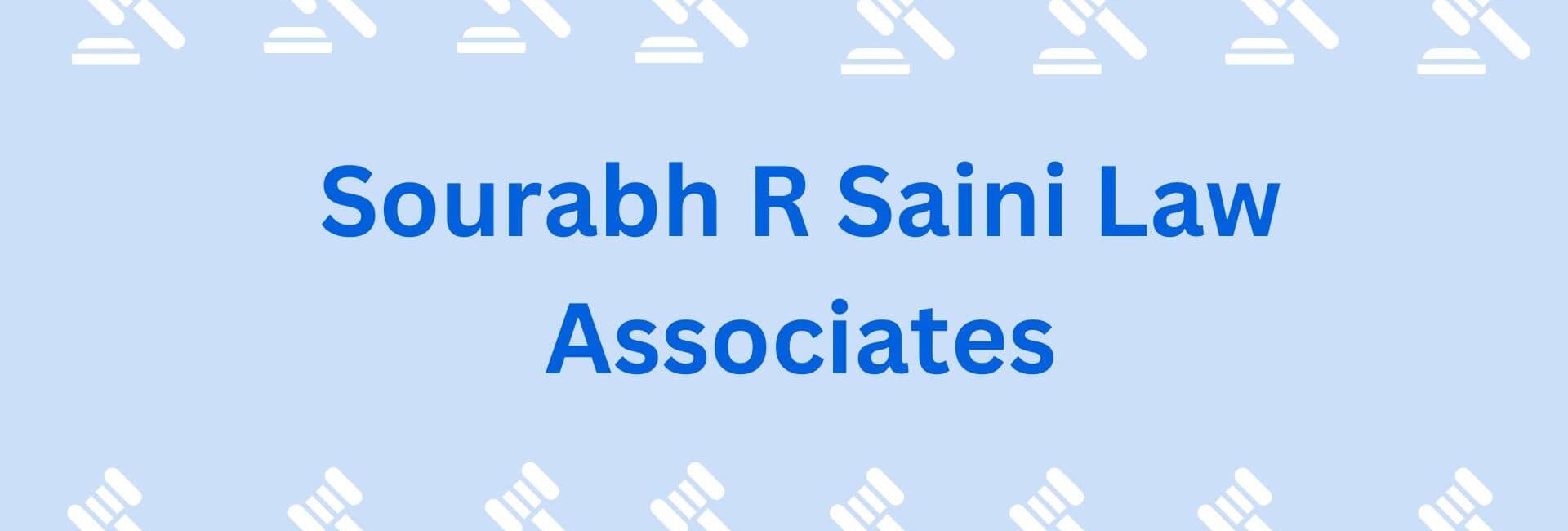Sourabh R Saini Law Associates- legal service provider 2
